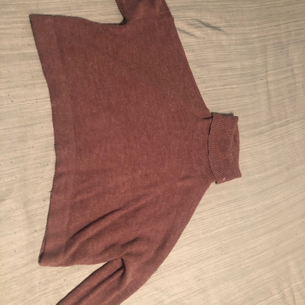 Forever 21 contemporary cropped turtleneck